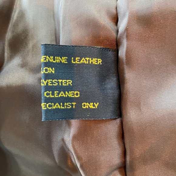 Brown Suede Outer Jacket trimmed with buckles by “Beyond Sport – California.” - Picture 6 of 6